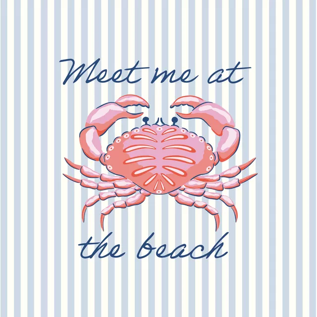 Kissen pink crab