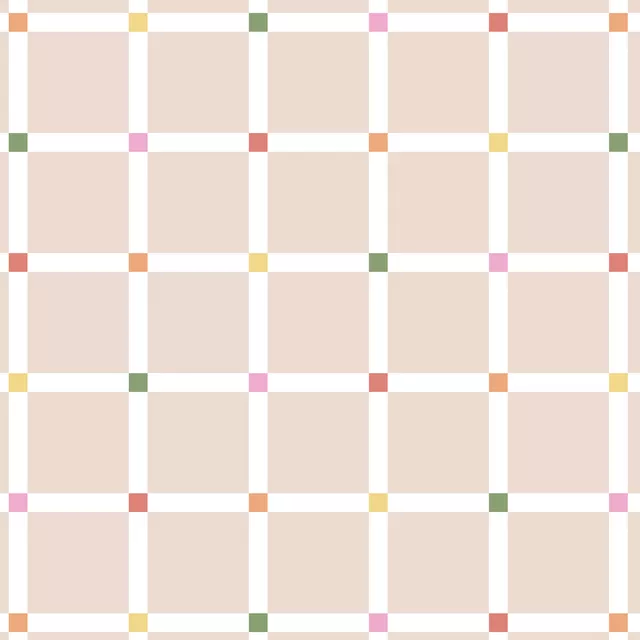 Tischset Karomuster beige