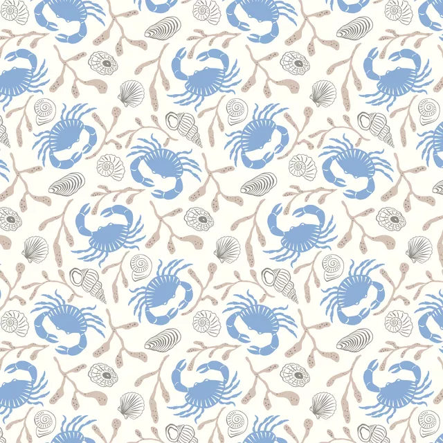 Sitzkissen crabs and shells