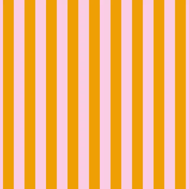 Tischset cabana stripes - rosa orange