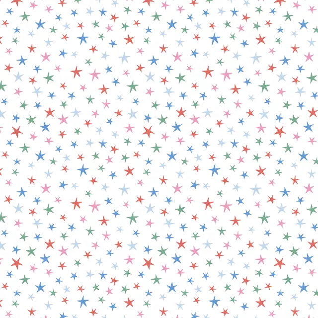 Bettwäsche festive stars - multicolour