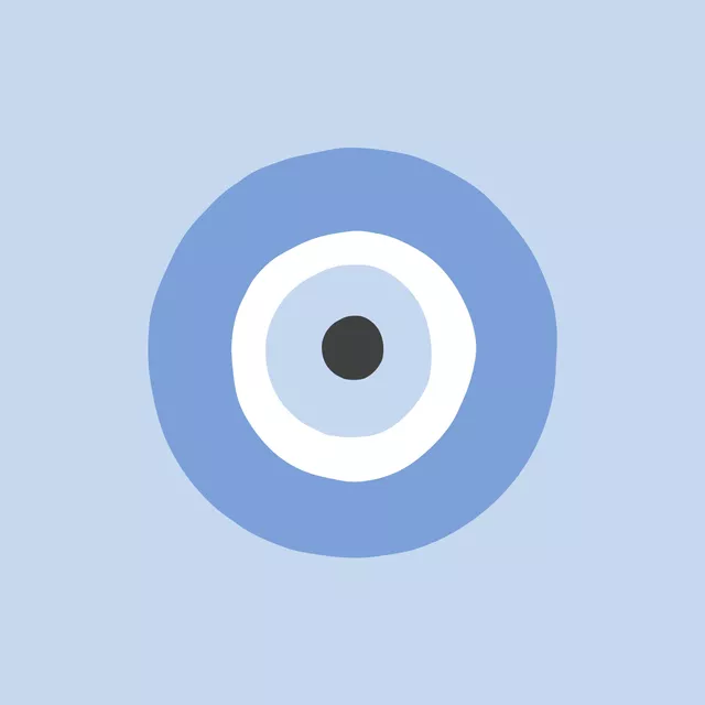 Kissen evil eye lucky symbol