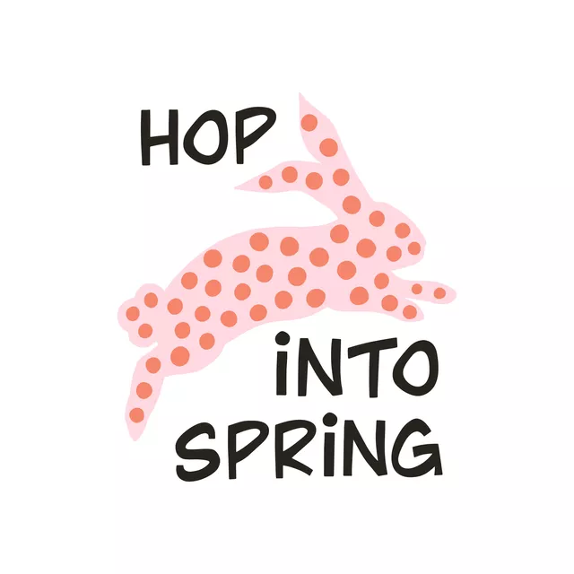 Servietten Hop Into Spring pink