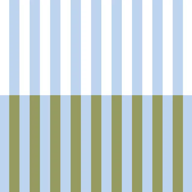 Kissen Streifen blau und grün