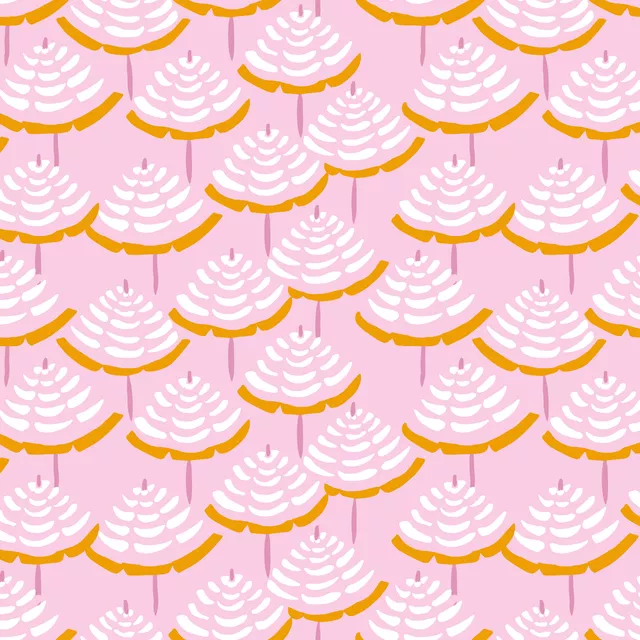 Tischset Parasols - rosa