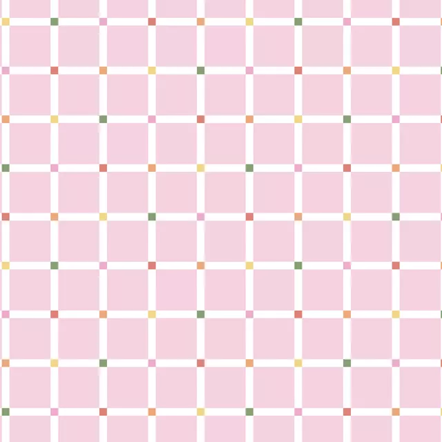 Tischdecke Karomuster rosa