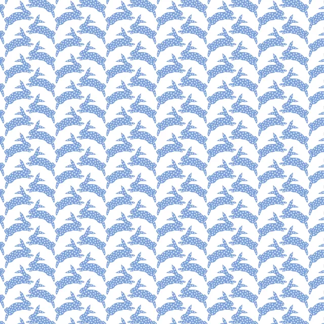 Tischläufer Osterhase blau