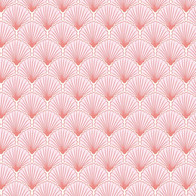 pink seashell scallops