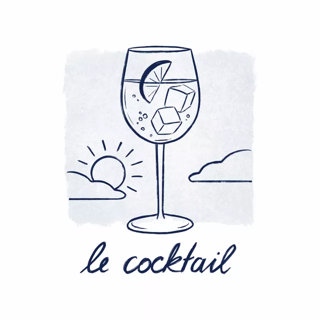 Servietten Le Cocktail