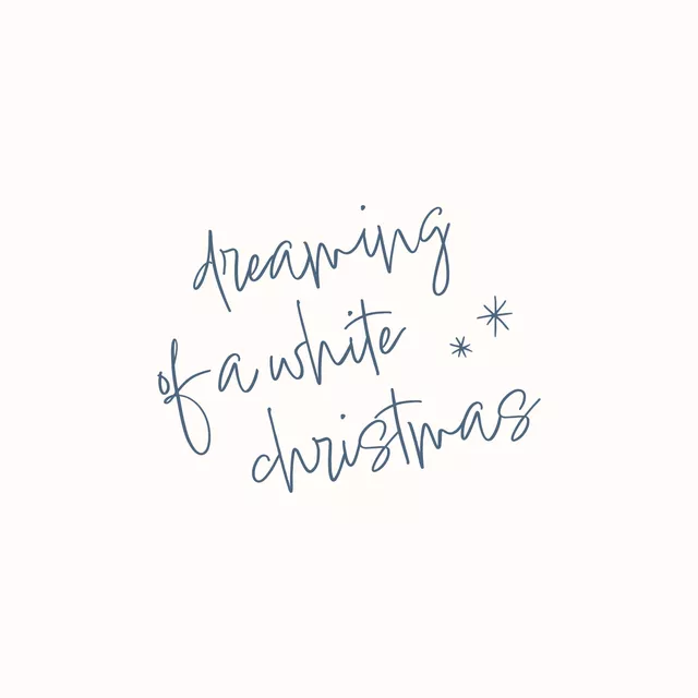 Servietten White Christmas