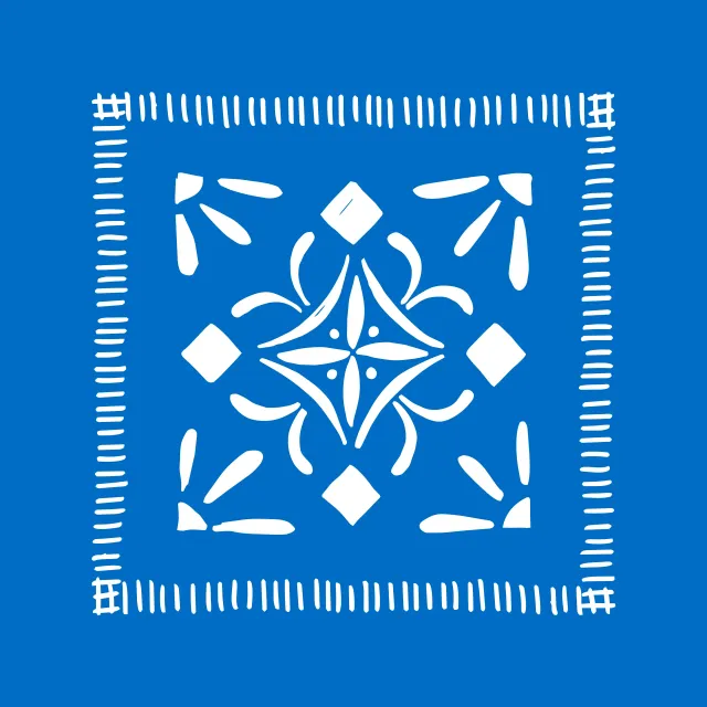 Servietten Azulejo Sintra Blue