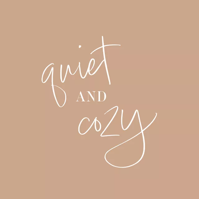 Kissen Quiet and cozy