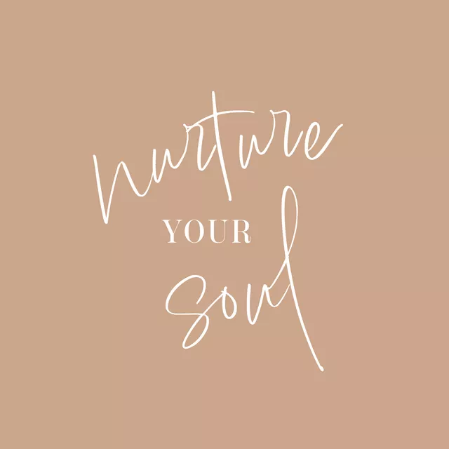 Tischset Nurture your soul