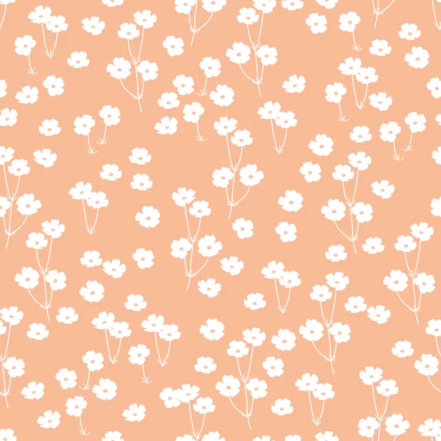 Servietten Blumenwiese peach fuzz