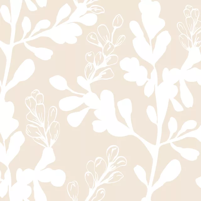 Sitzkissen Blätter und Blüten