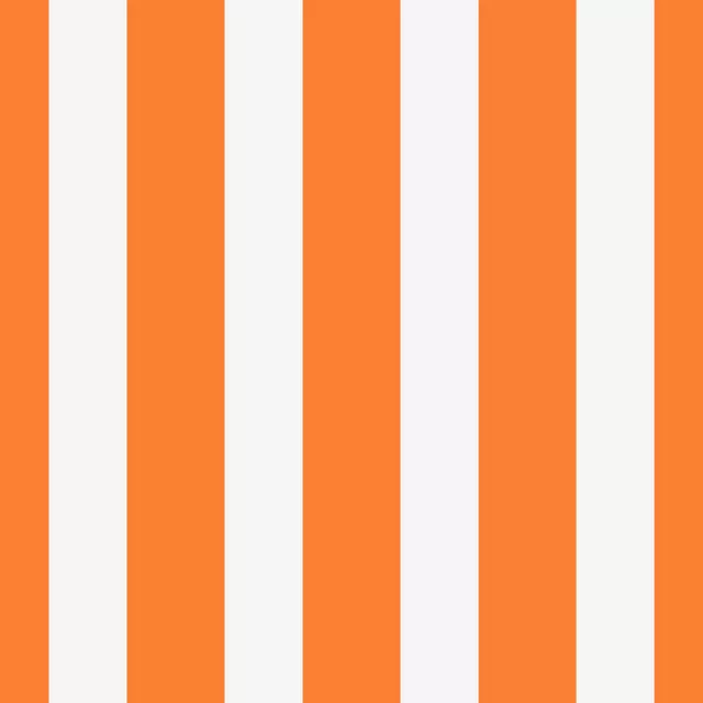 Bankauflage Bold Stripes sunrise orange