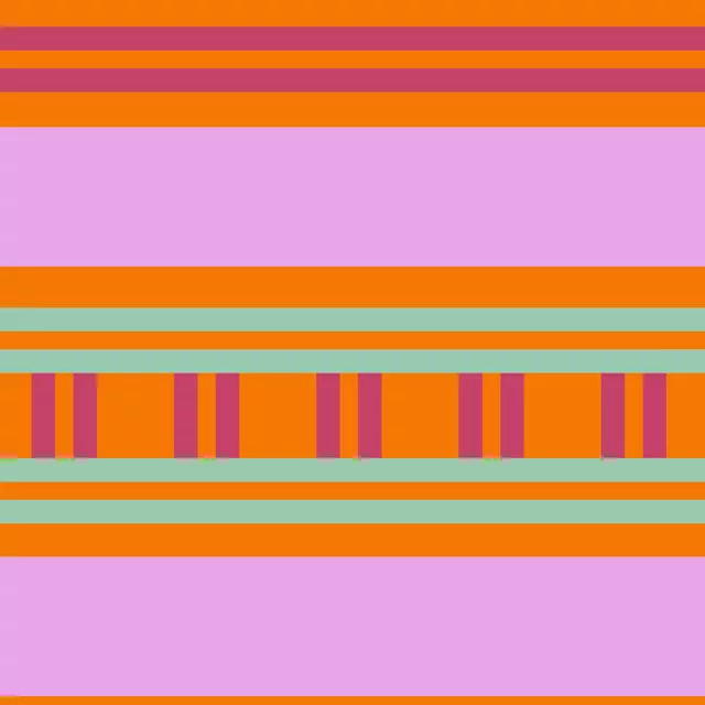 Tischset pink tribal stripes