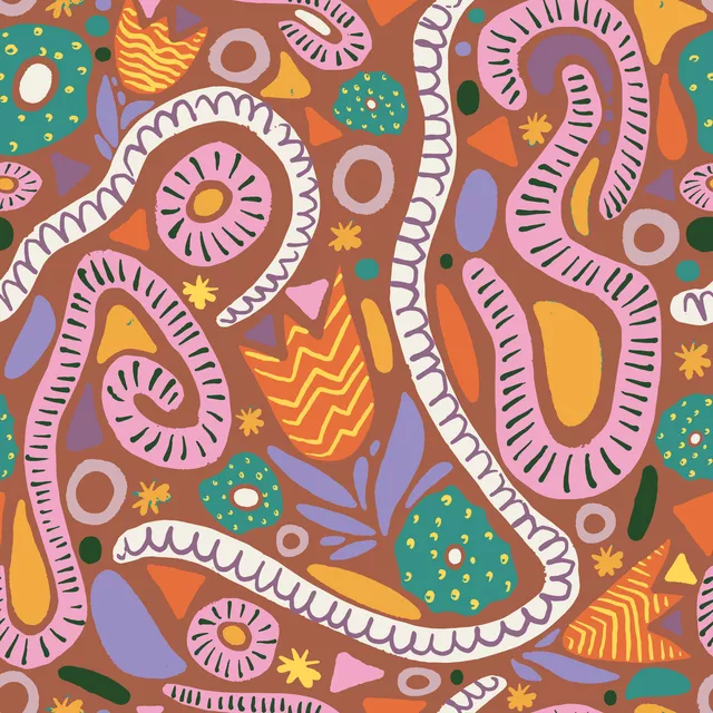 Tischläufer Mexican Floral Earth