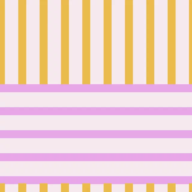 Kissen pink yellow stripes