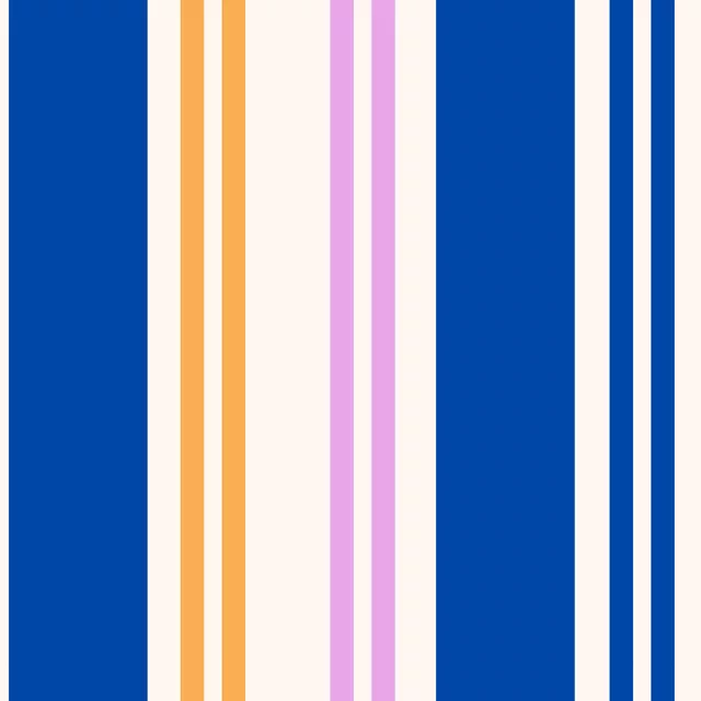 Sitzkissen blue balanced stripes