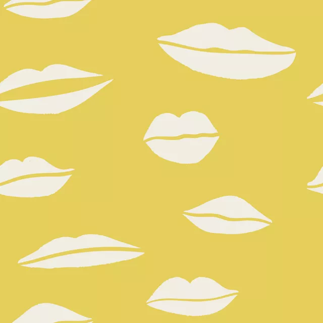 Servietten Kisses Yellow