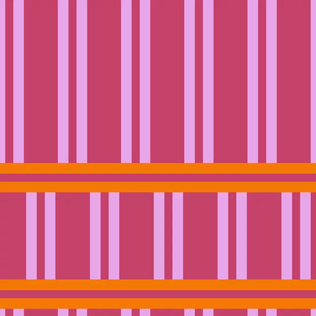 Tischläufer red pink stripes