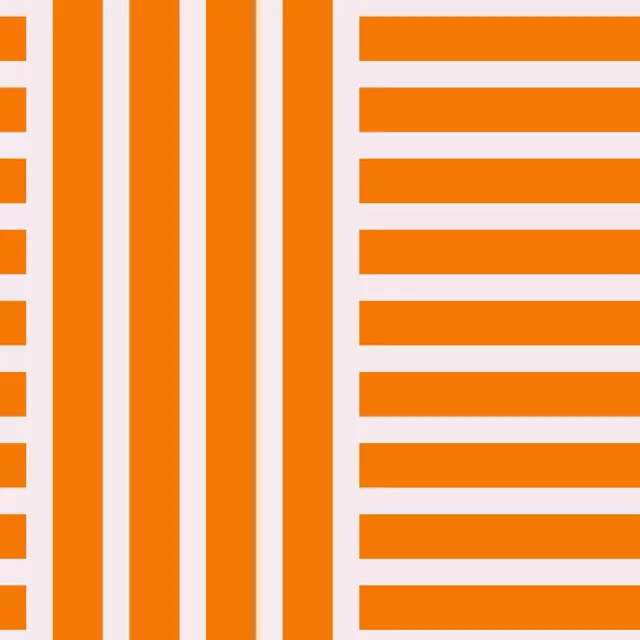 Servietten orange stripes