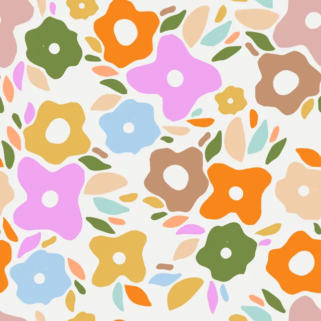 Sitzkissen Liebe Herbstblumen