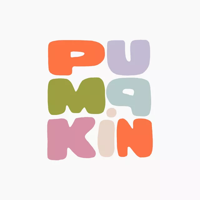 Servietten Pumpkin Letters
