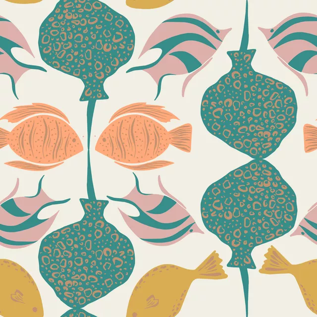 Sitzkissen Fish Dance
