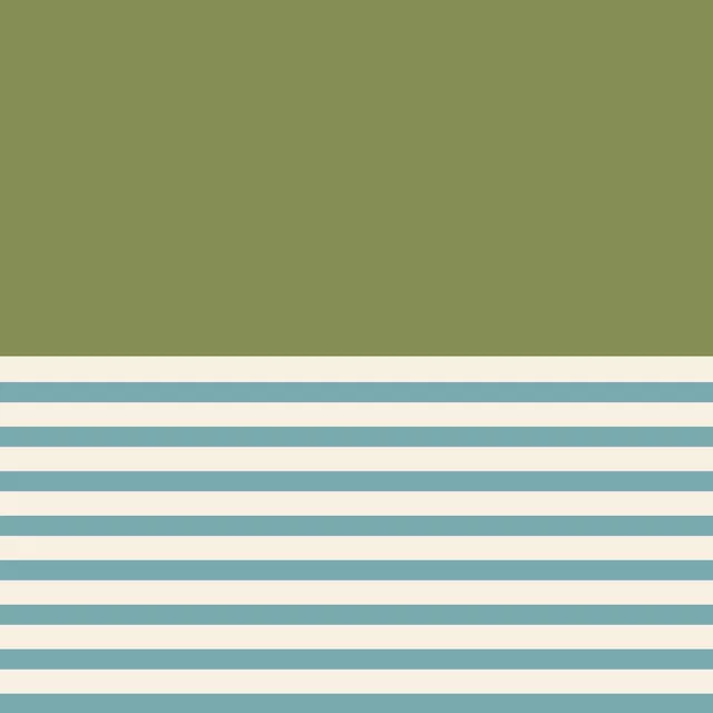 Kissen Maritimer Streifen Grün