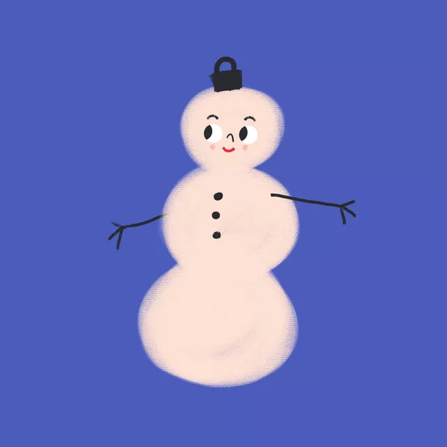 Servietten Schneemann