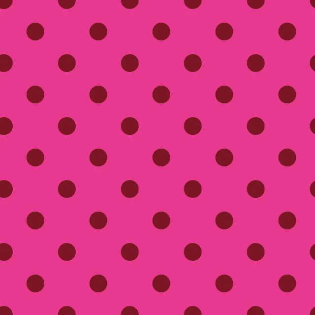 Kissen Love Polka Dots weinrot pink