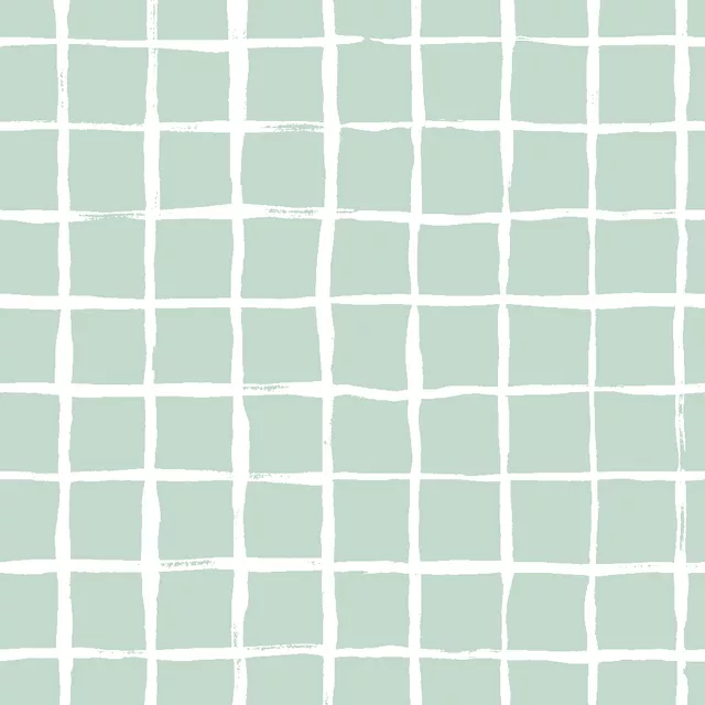 Tischdecke Malerisches Karo Mint