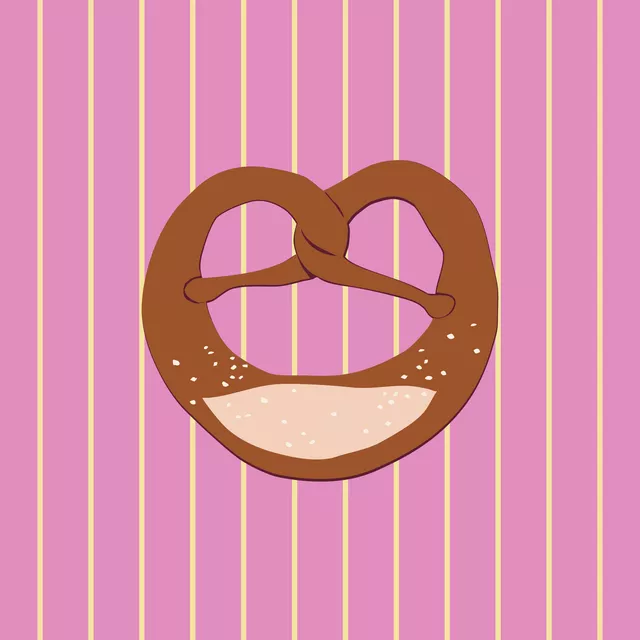 Kissen Brezel