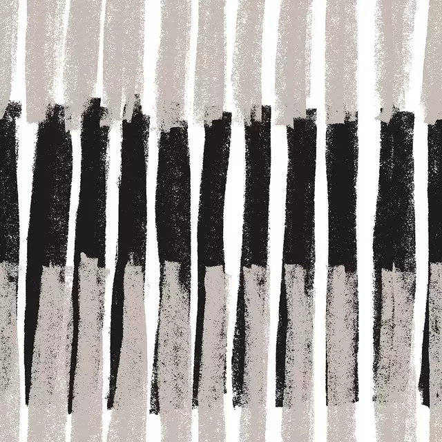 Kissen Piano Stripes