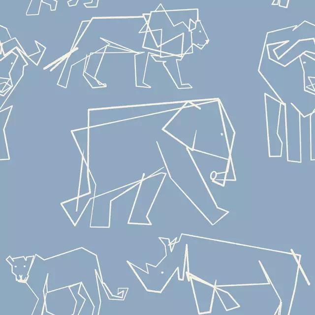 Kissen Big Five sea
