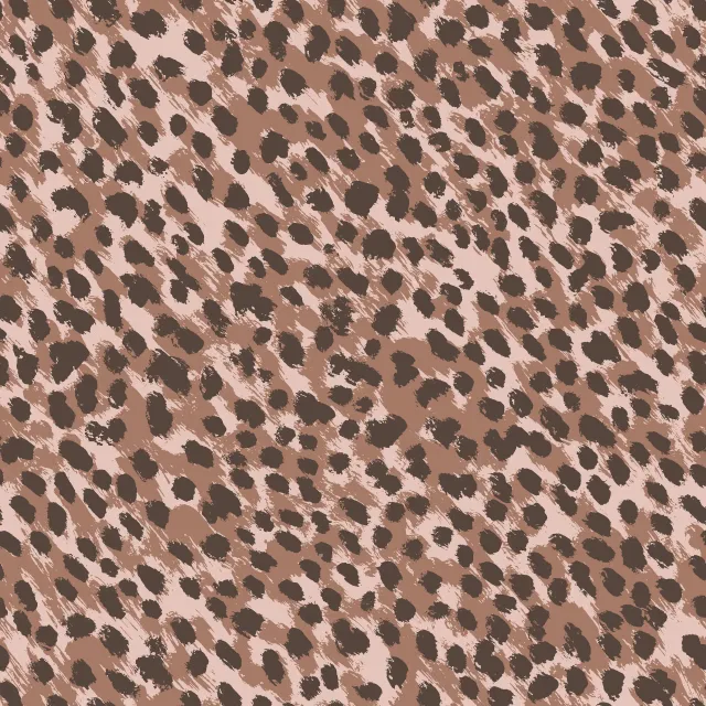 Kissen Wild Cat Animal Print brown