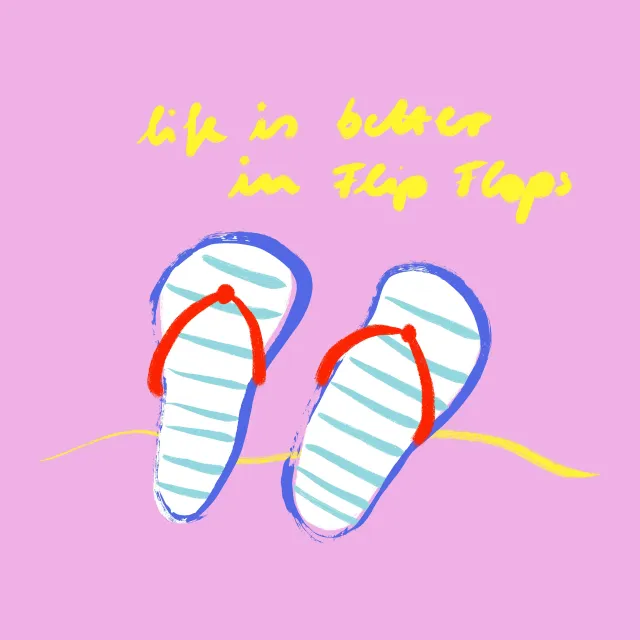 Kissen Summer Flip Flops