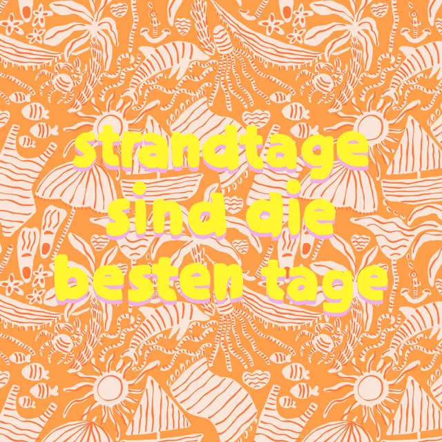 Kissen Strandtage sind die Besten