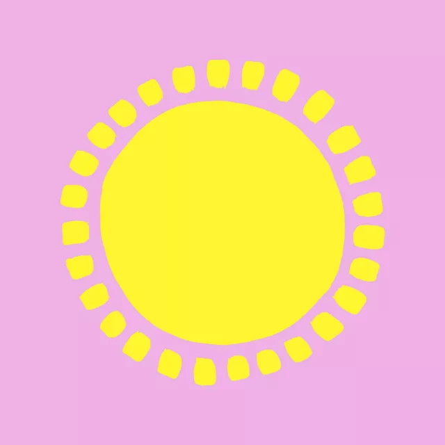 Kissen Sonne