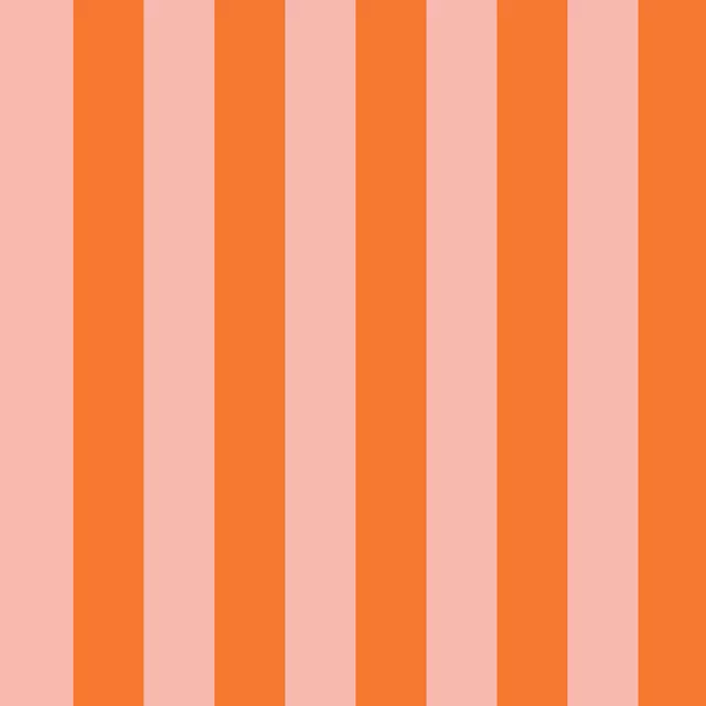 Tischdecke Blockstreifen Lachs Orange