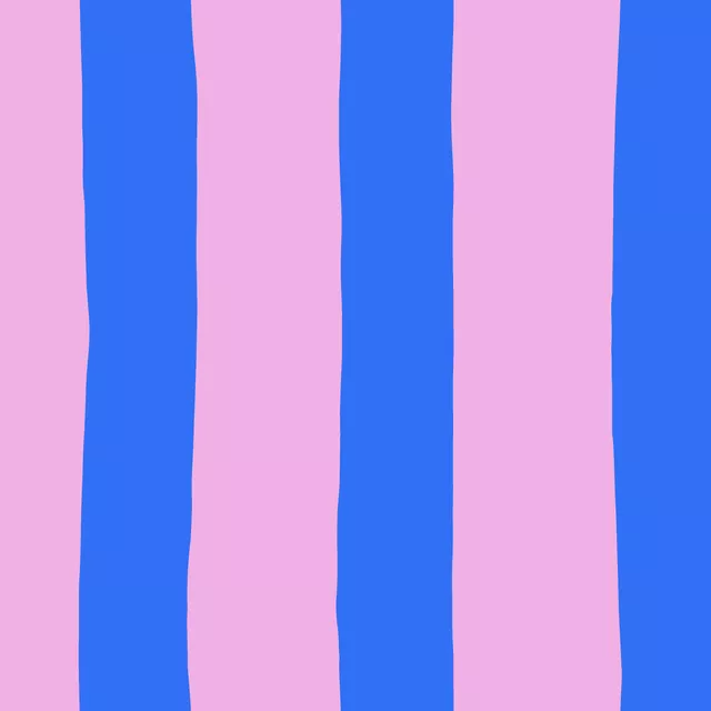 Kissen Streifen rosa blau