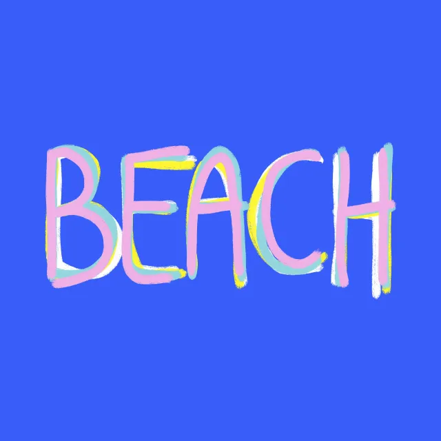 Kissen Summer Beach