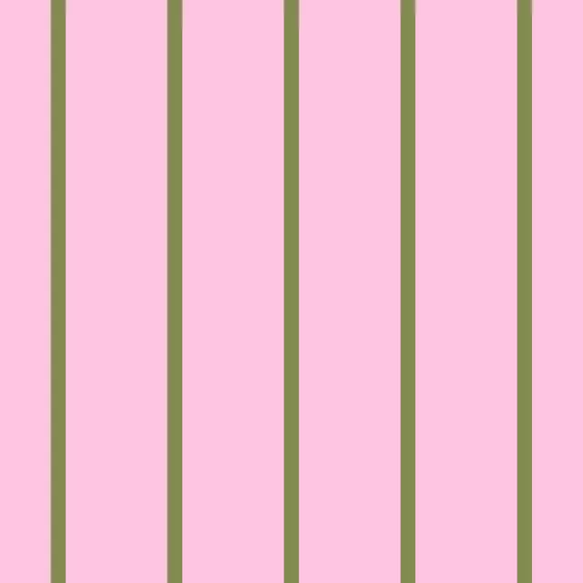 Kissen Streifen olivgrün auf rosa