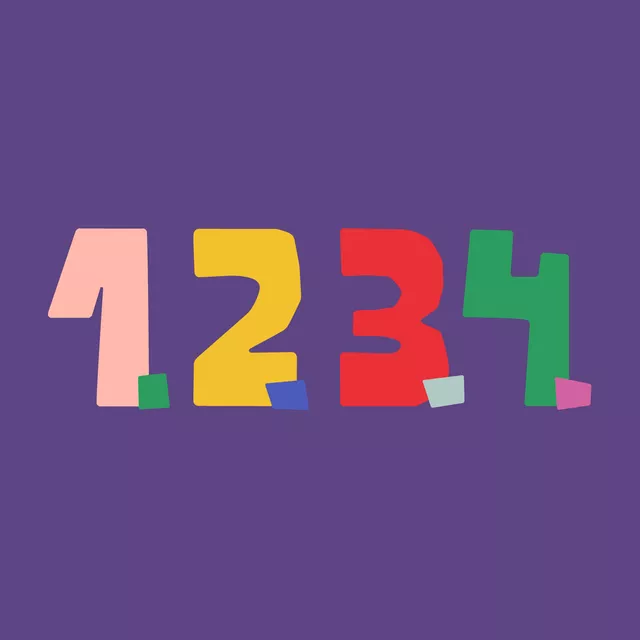 Servietten 1 2 3 4