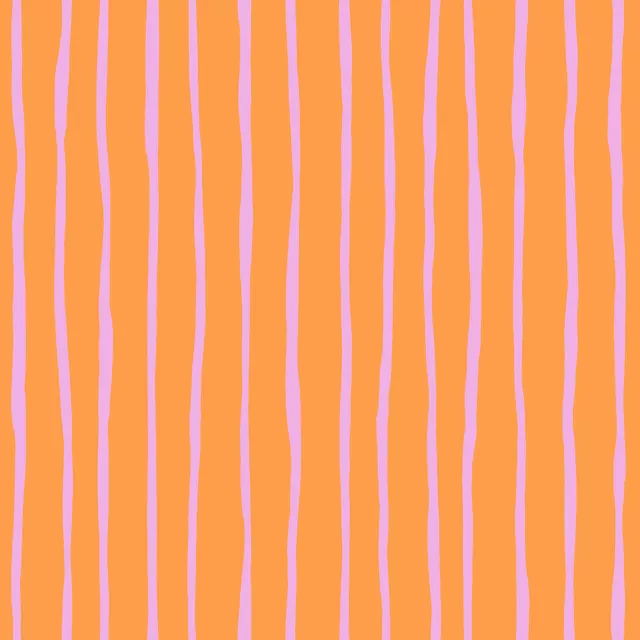 Kissen Malerischer Streifen orange