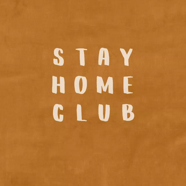 Servietten Stay Home Club