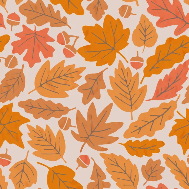 Tischdecke Herbstblätter Gelb Orange
