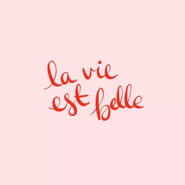 Kissen la vie est belle